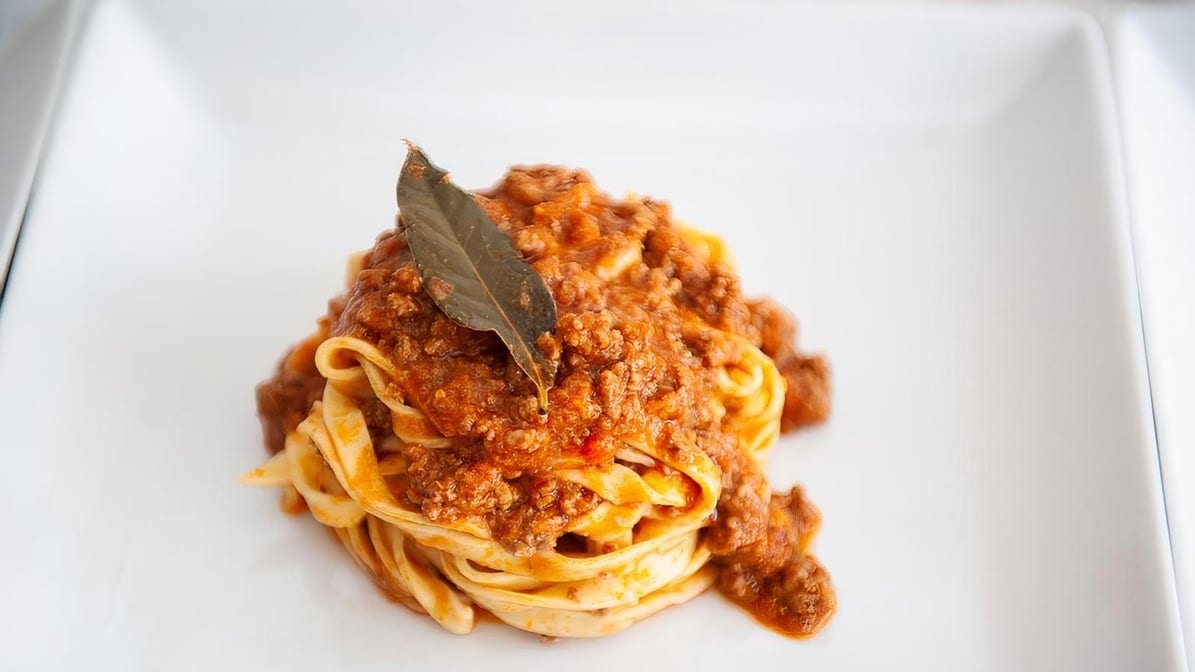 Fettuccine Alla Bolognese.