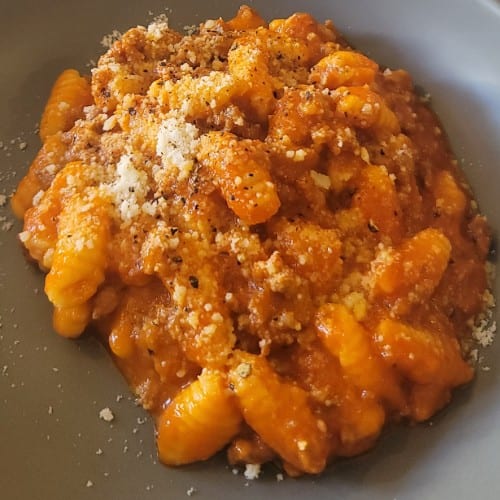 Gnocchi alla Bolognese.